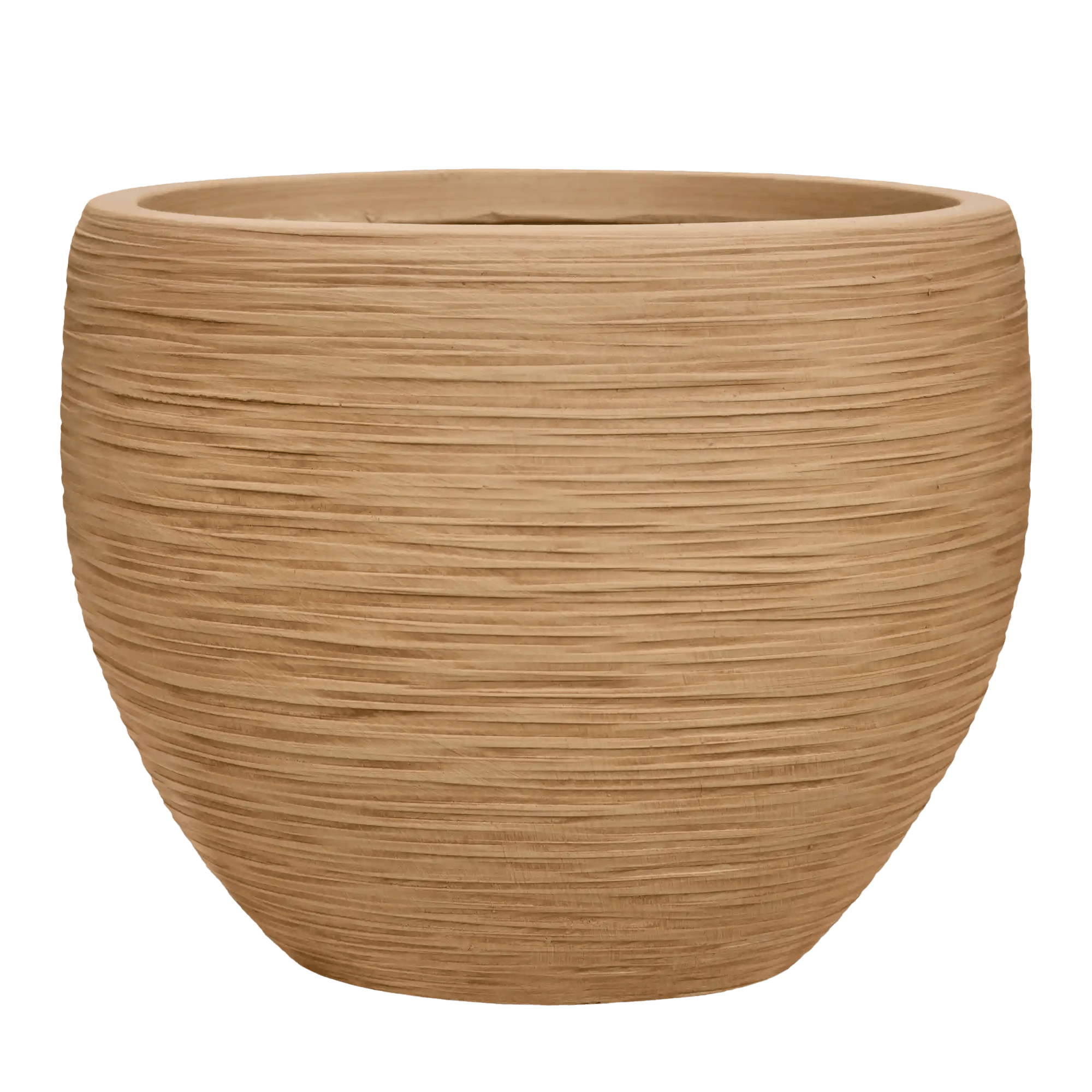 Dune Fibreclay Globe Planter |  Indoor and Outdoor Plant Pot