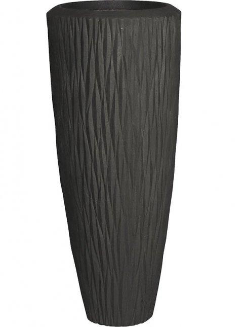 Composits Polystone Partner Verside Round Tall Indoor Planter Pot