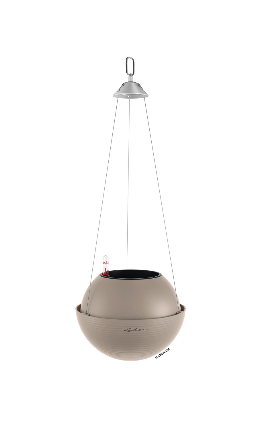LECHUZA BOLA Color Round Poly Resin Self-watering Planter