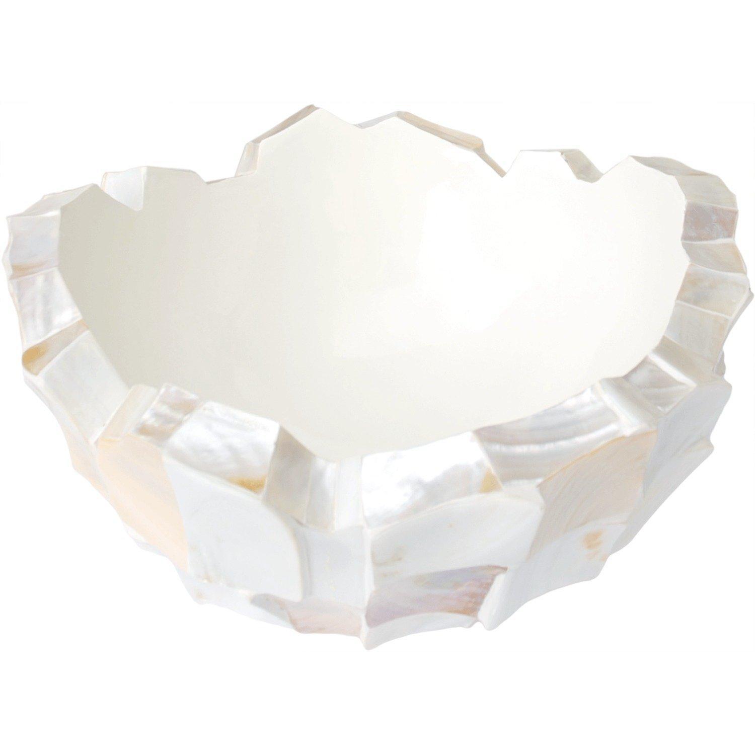 Shell Mother of pearl Bowl Polystone Indoor Planter