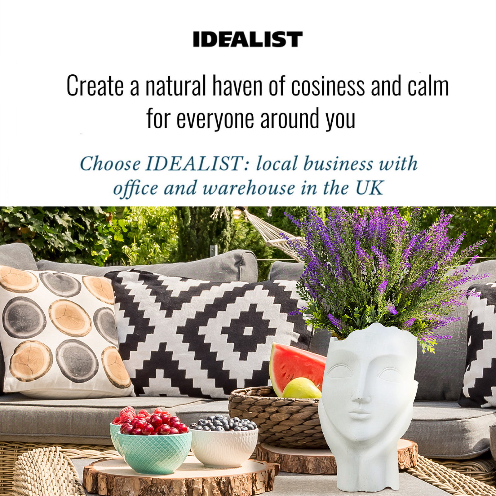 IDEALIST Lite Oval Face Outdoor Plant Pot