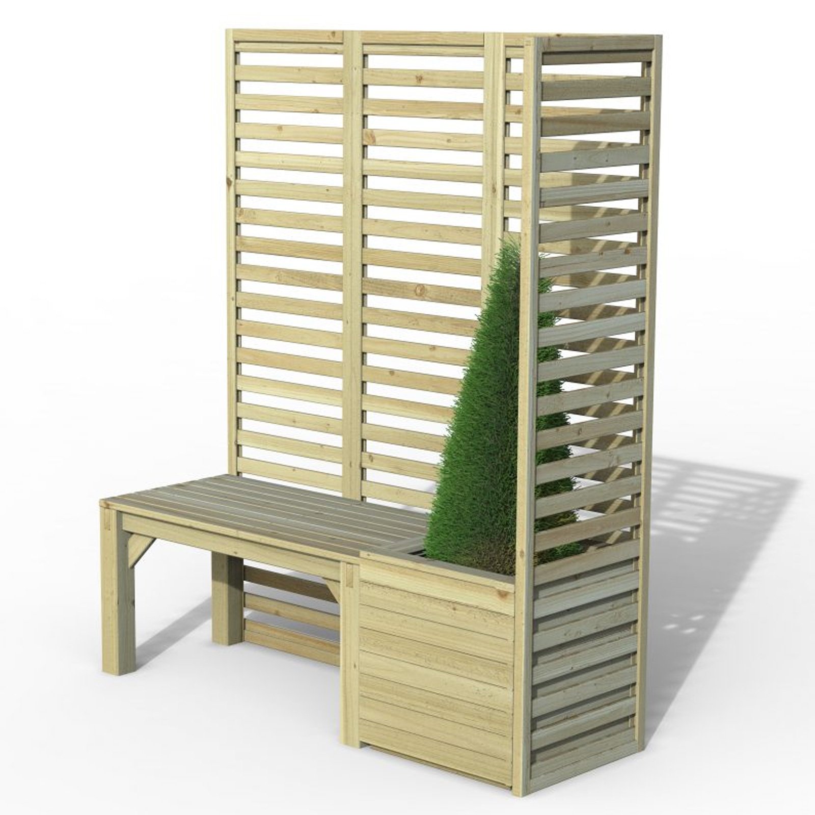 Outdoor Wooden Modular Seating by Forest Garden