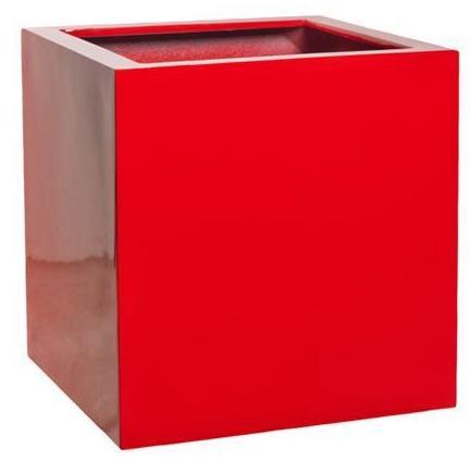 Square Fiberstone Planter by Idealist Premium BLOCK Glossy