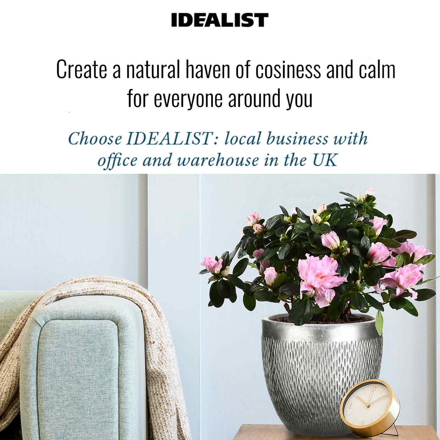 IDEALIST Lite Mesh Style Round Indoor Planter
