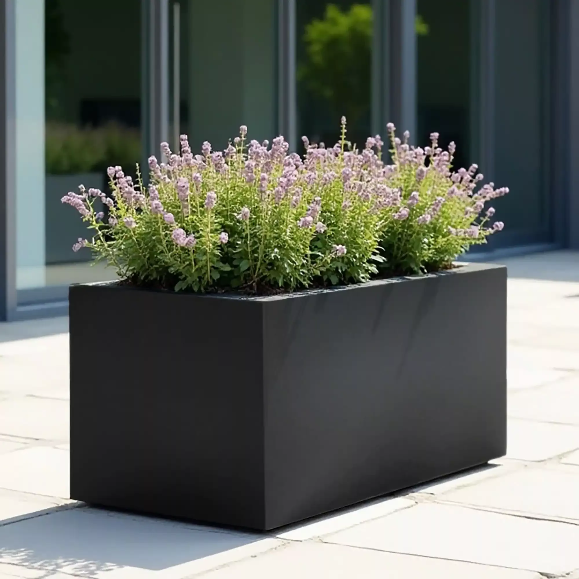 AXIS Trough Outdoor Fiberglass Planter