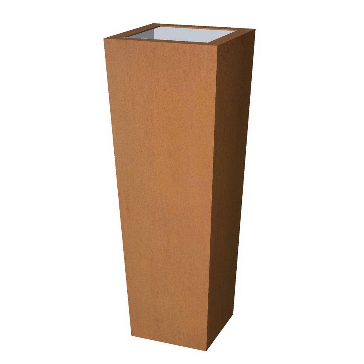 Cortenstyle Trend Conisch Topper on Ring Tall Planter IN\OUT