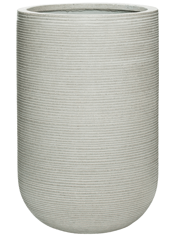 Ridged Ficonstone Tall Planter | Indoor and Outdoor Plant Pot