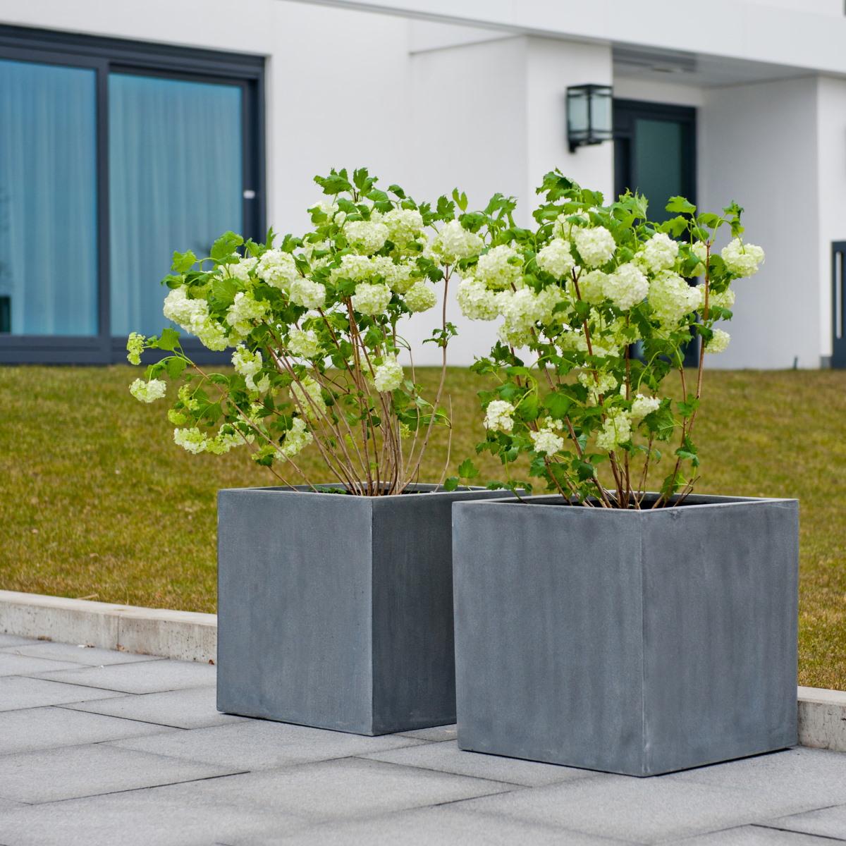 Square Fiberstone Planter by Idealist Premium