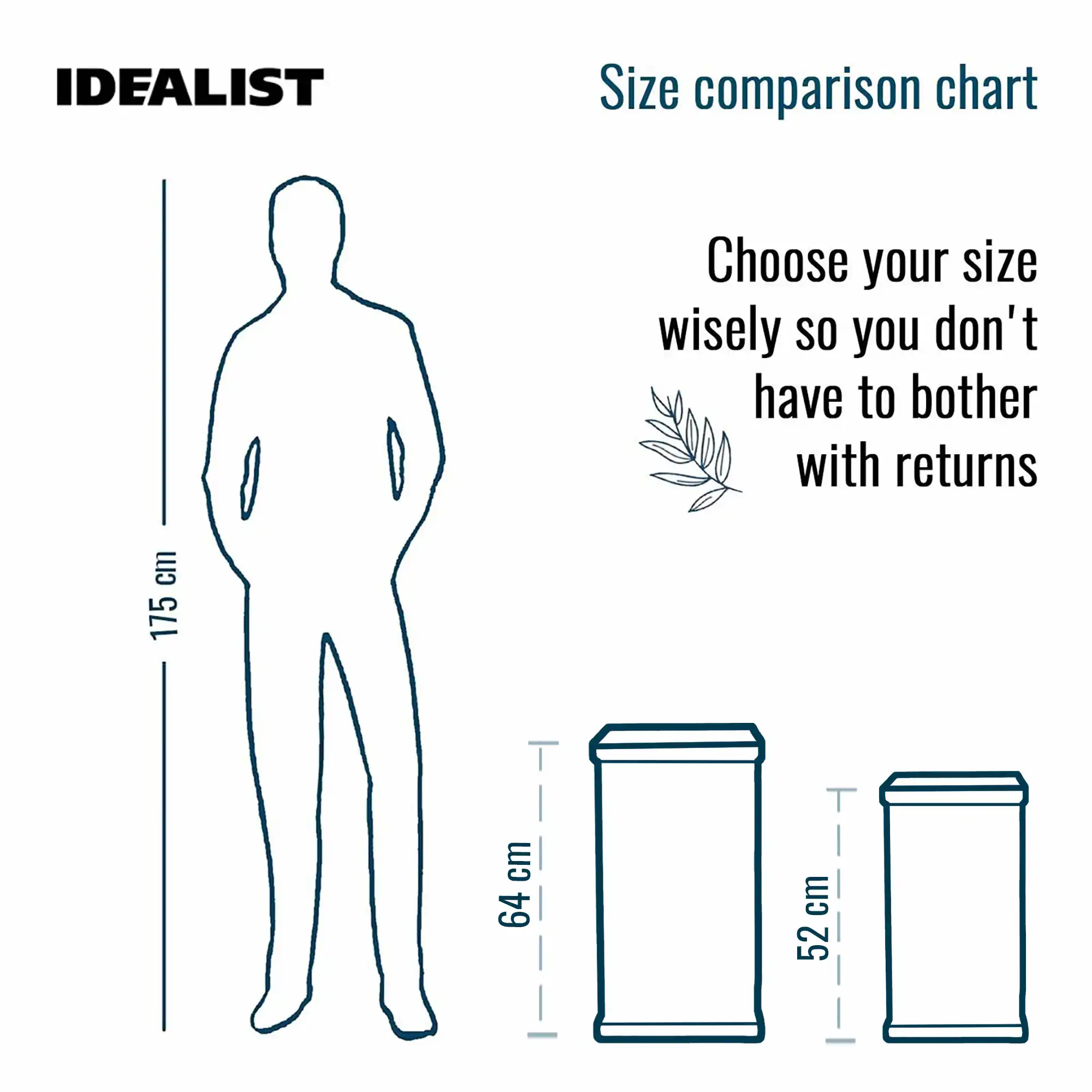 IDEALIST Lite Faux Lead Chelsea Light Concrete Tall Square Planter