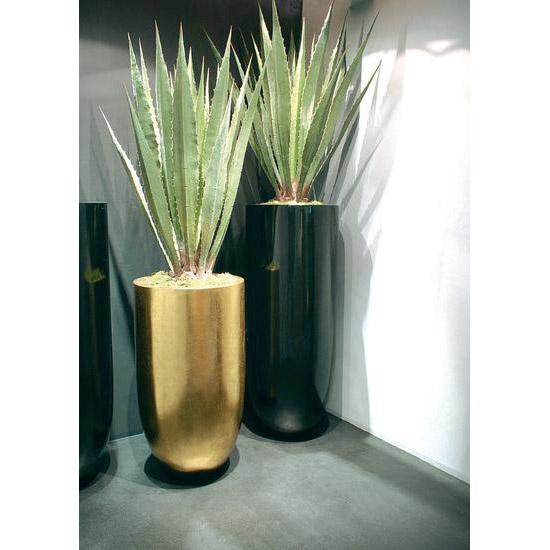 Pandora 125 Round Tall Polystone Indoor Planter