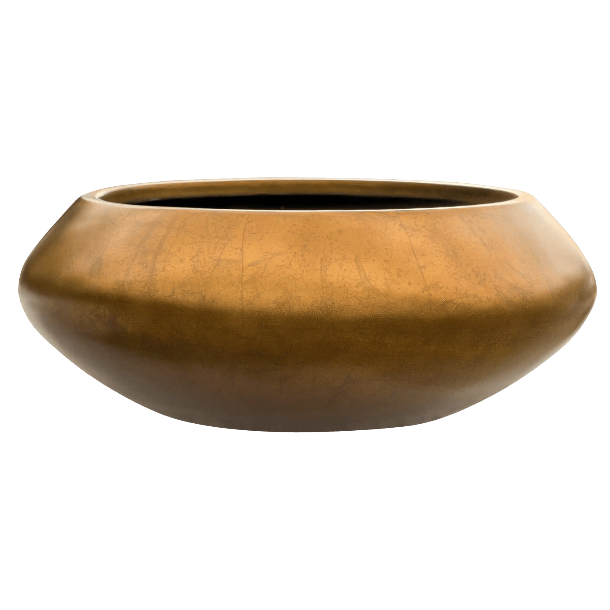 Silver Leaf Bowl Planter | Round Indoor Plant Pot