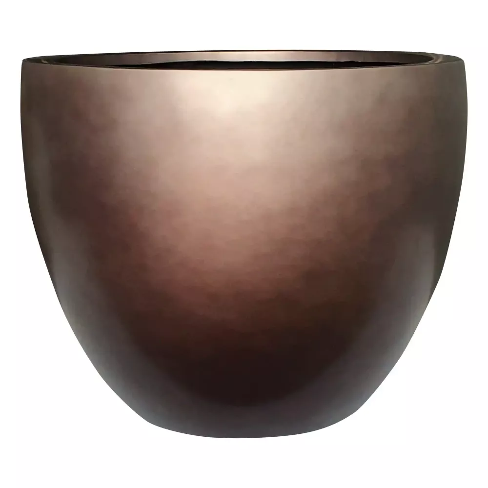 Gradient Large Round Planter | Polyresin Indoor Plant Pot