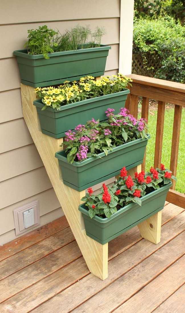 How to make wooden planters