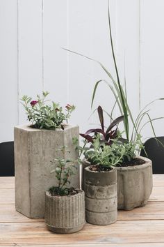 How to Make Your Own Easy Concrete Planters