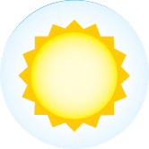 Window with direct sunlight