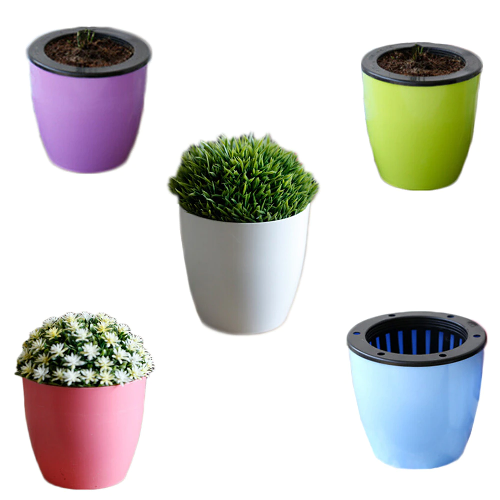 Painting plastic online plant pots