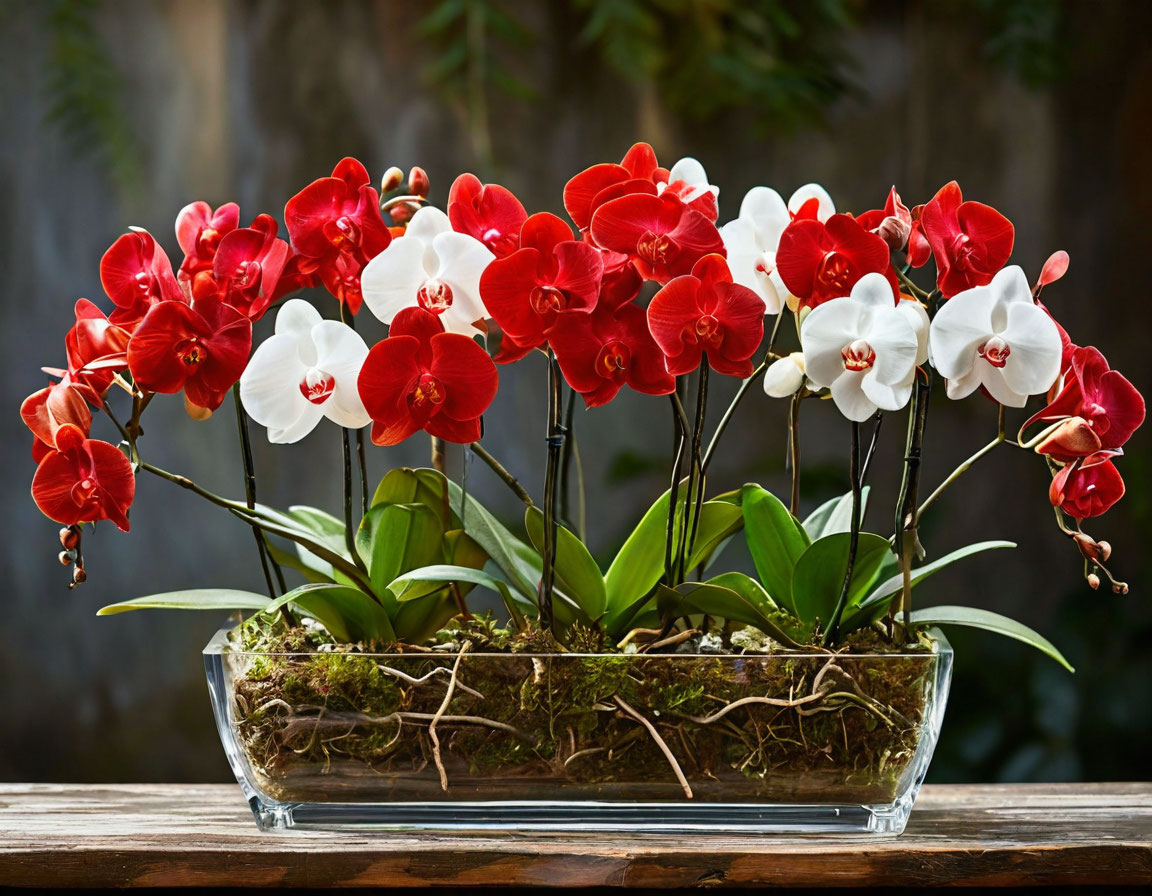 potted orchids in the interior potted orchids in the interior