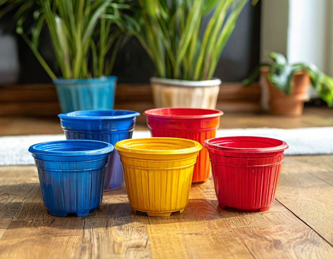 LECHUZA CUBE Color Triple Trough Poly Resin Self-watering Planter