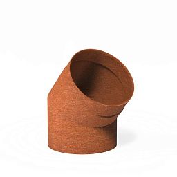 Corten Steel Smoke Flue 45dgr.