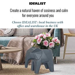 IDEALIST Lite Faceted Effect Elephant Plant Pot Indoor