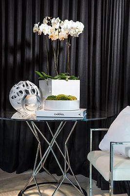 Square Fiberstone Planter by Idealist Premium BLOCK Glossy