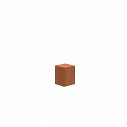 Corten Steel Square Pedestal