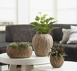 Composits Wire GRC Coppa Round Planter Pot IN\OUT