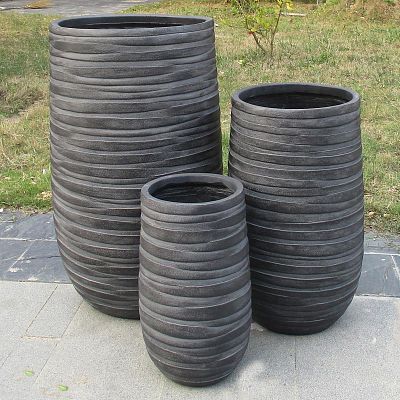 IDEALIST Lite Row Light Concrete Vase Elegant Planter