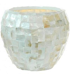 Oceana Couple Round Indoor Planter