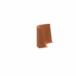 CorTen 3ml Retaining Wall Outside Curve