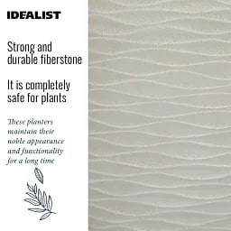 IDEALIST Lite Wave Style Outdoor Egg Planter
