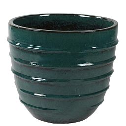Ceramic Round Circular Glossy Planter Pot In/Out