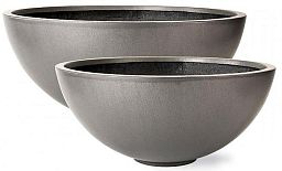 Bowl Fiberglass Bowl Faux Lead Tx Planter Pot In/Out