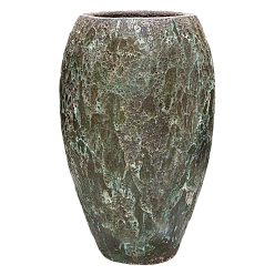 Lava Ceramic Tall Planter | Large Indoor and Outdoor Plant Pot Vase