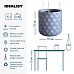 Diamond Style Table and Hanging Cylinder Round Plant Pot Dual Use Indoor Planter by Idealist Lite