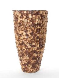 Tunda Partner Tall Coconut Shell Planter IN\OUT