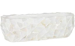Shell Trough Polystone Indoor Planter