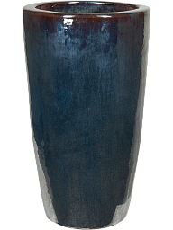 Ceramic Round Tall Glossy Planter Pot In/Out
