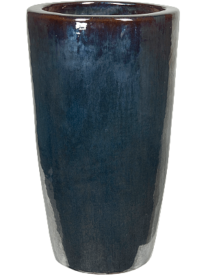 Ceramic Round Tall Glossy Planter Pot In/Out