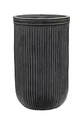 Vertical Rib Tall Planter | Indoor and Outdoor Plant Pot