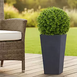 IDEALIST Lite Tall Tapered Contemporary Light Concrete Planter