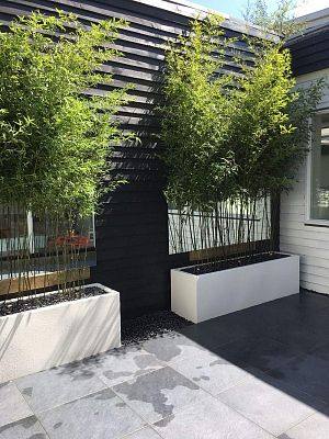 AXIS Trough Outdoor Fiberglass Planter