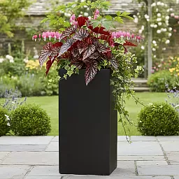 IDEALIST Lite Tall Square Contemporary Light Concrete Planter