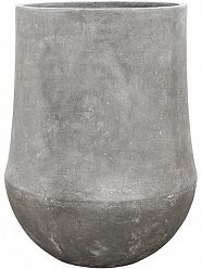 Polystone Coated Darcy Round Tall Indoor Planter