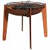 Corten Steel fire bowl on legs