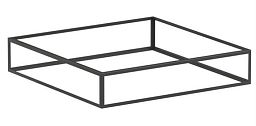 Aluminium Plantframes Outdoor Aluminum Square Planter