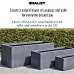 IDEALIST Lite Textured Concrete Effect Trough Outdoor Planter