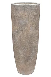 Luxe Lite Stone Luna Tall Indoor Planter