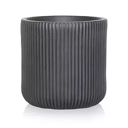 IDEALIST Lite Ribbed Round Outdoor Planter