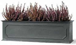 Stuart Window Flower Box Fiberglass Trough Faux Lead Planter Pot In/Out